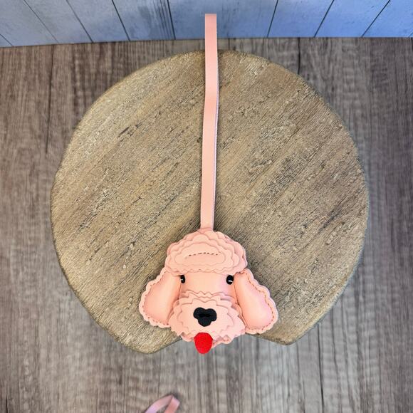 Pink Bag Charm Poodle Purse Charm Dog lover Goldendoodle Gift NEW FAST SHIP - Picture 10 of 10